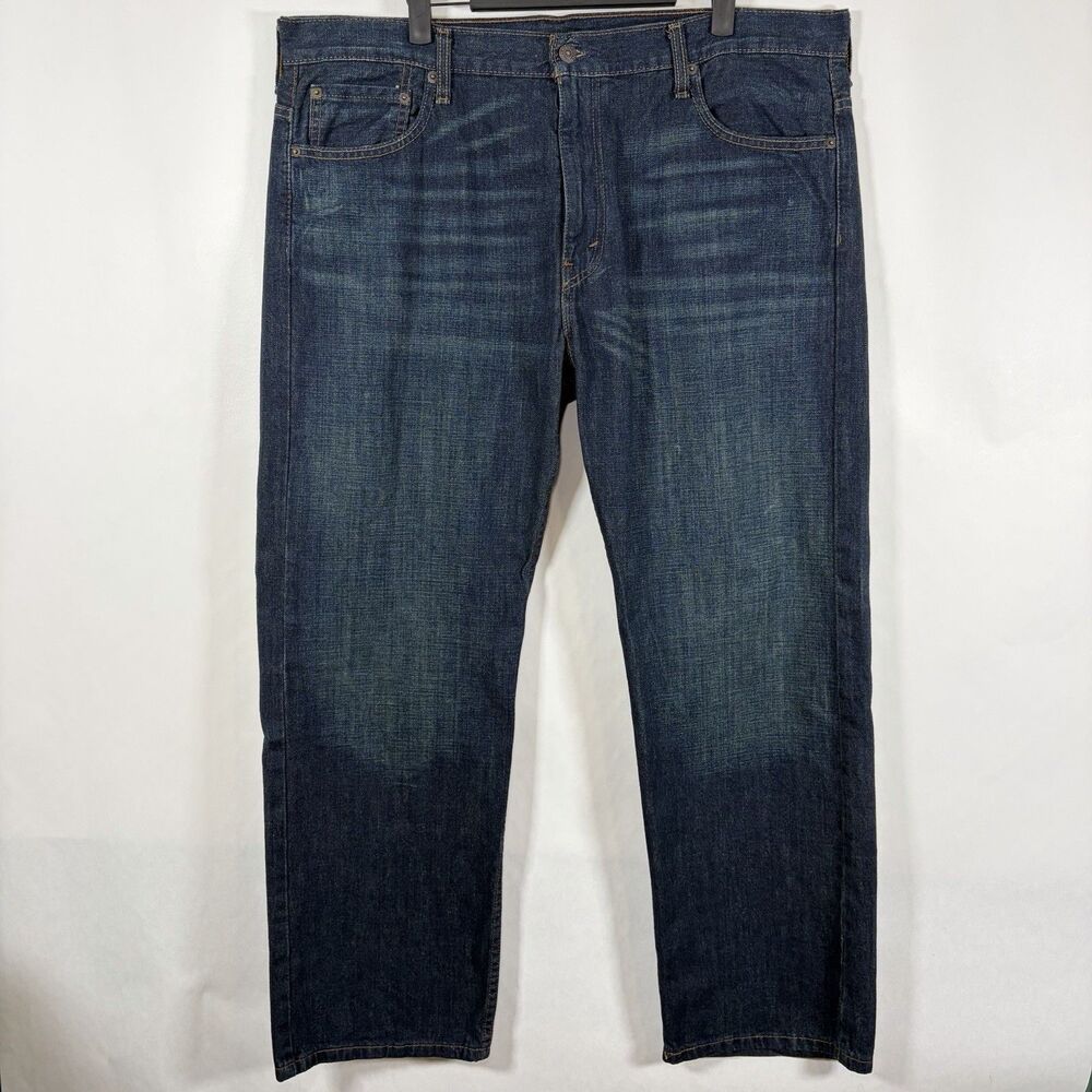 Levi's 569 Loose Fit Straight Leg Jeans Mens 36x30 (38x31 Actual) Blue Dark Wash